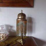 Bedside lamp bronze and brass