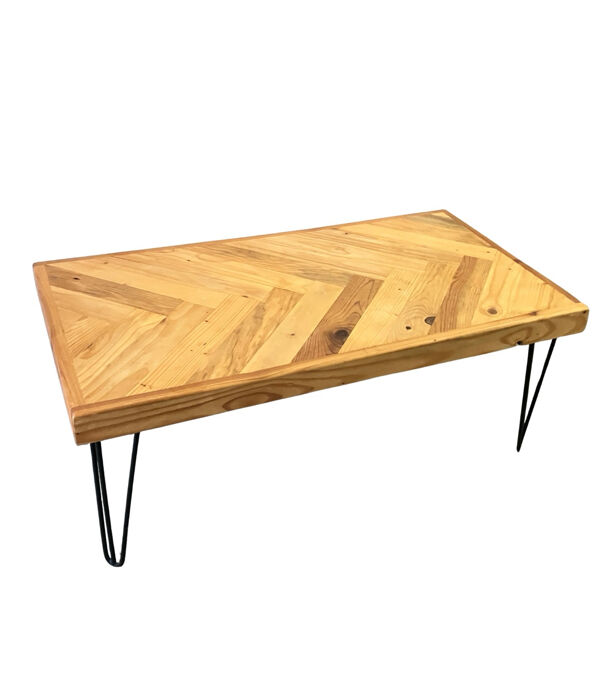 Table basse artisanale design industriel