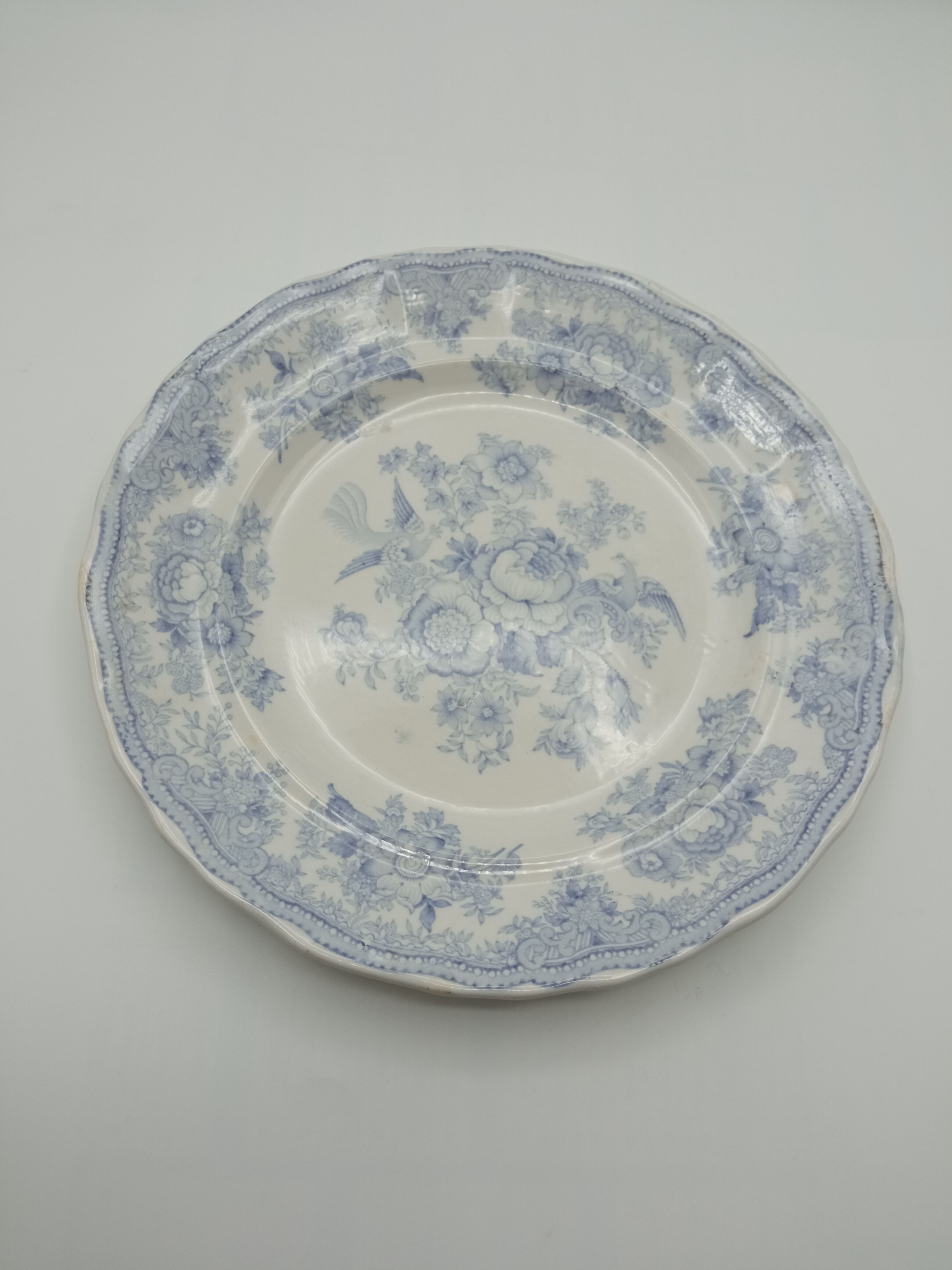 Plates in English earthenware