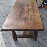 Large oak farmhouse table