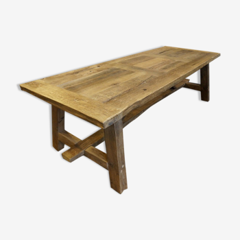 Farmhouse table chene massif centenary 240 x 100 cm