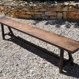 Rustic oak bench