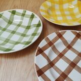 Mismatched vintage hollow plates