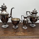 Silver-plated tea and coffee service from the Art Nouveau period