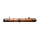 Patère des années 30 en bois imitation en bambou