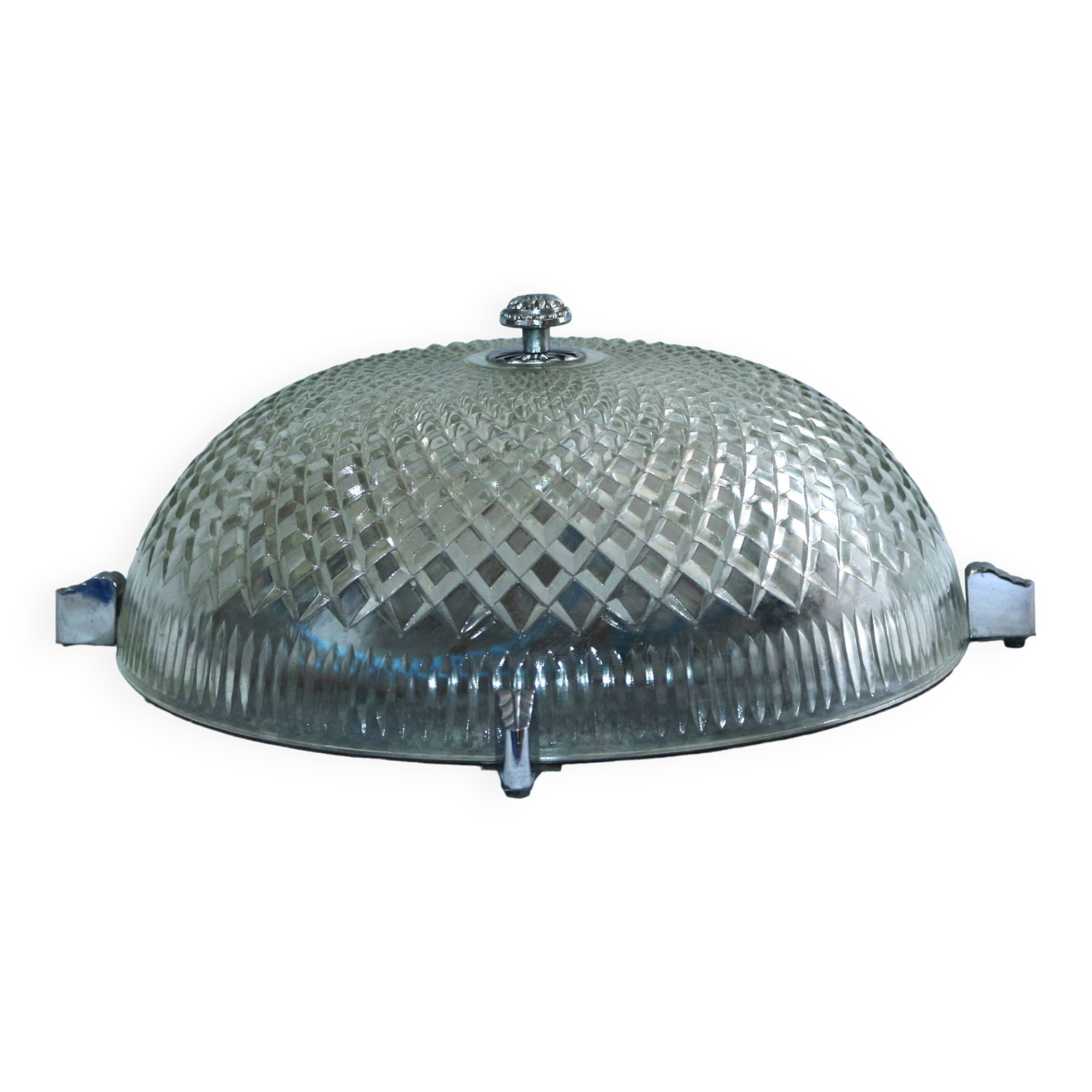 Diamond glass ceiling light