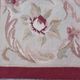 Vintage French carpet Aubusson handmade 79cm x 145cm 1970s