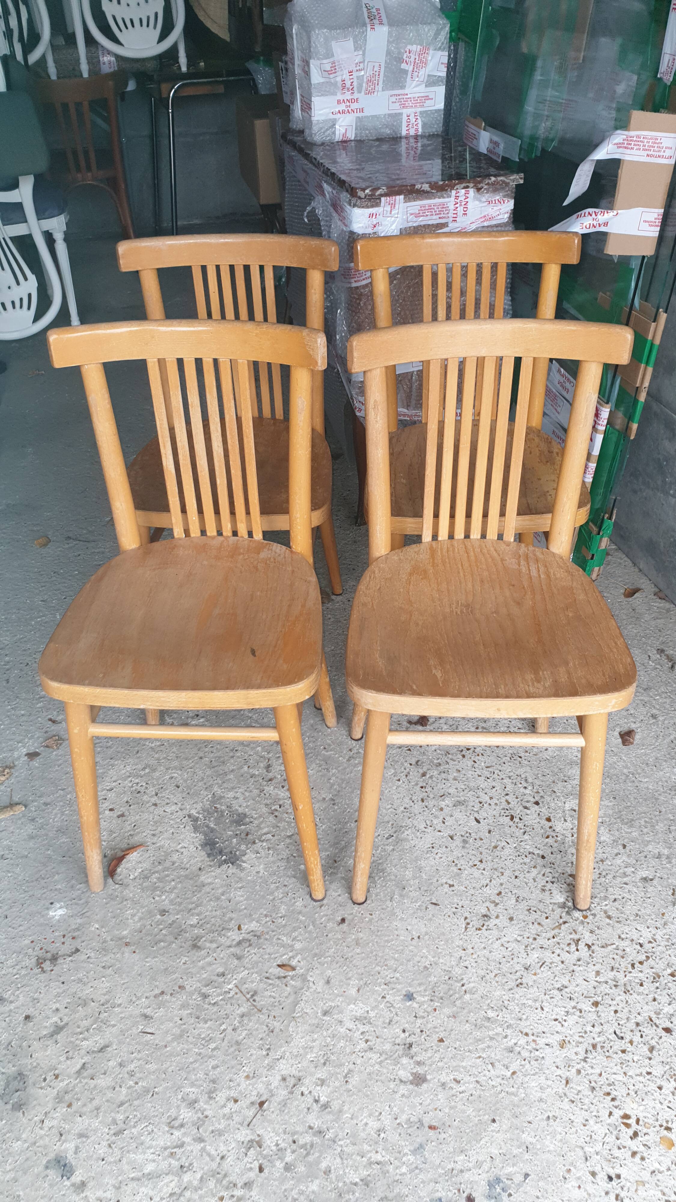 4 bistrot Thonet chairs 50/60