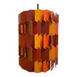 Facet-pop Hanging lamp by Louis Weisdorf for Lyfa Denmark - 1960s