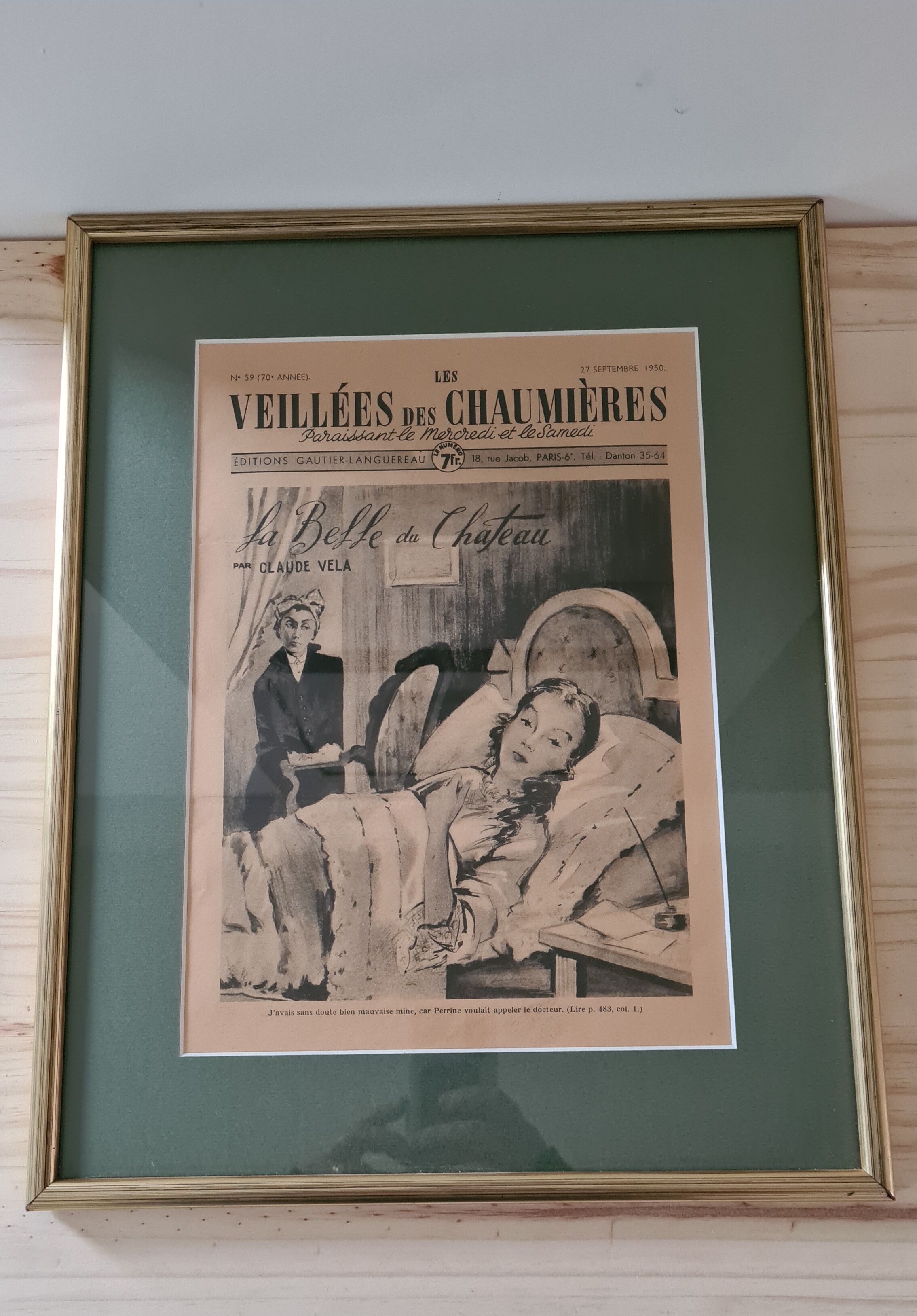 Poster La Veillées des Chaumières 50s