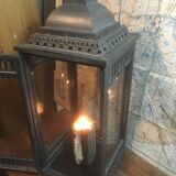 Wood and iron photophore lantern