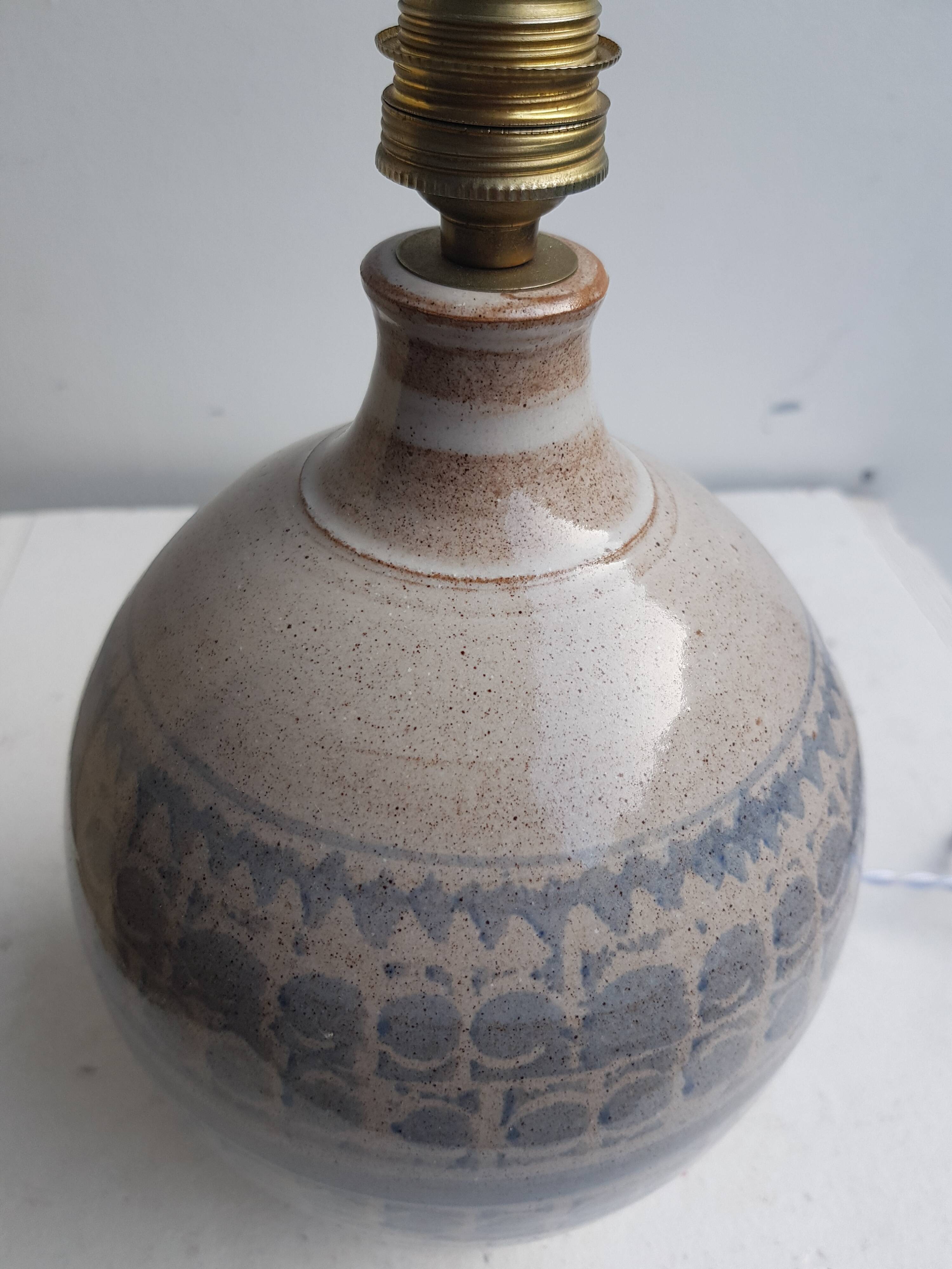 Volkoff's Vallauris ceramic vintage lamp