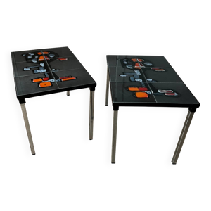 Paire de tables d’appoint