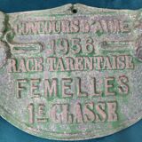 Plaque concours agricole