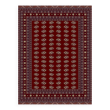 Colorful patterned home carpet
