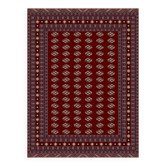 Colorful patterned home carpet
