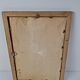 1960s Czechoslovak Mid-Century Wooden Mirror with Graphic Frame Detail