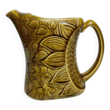 Pichet bistro barbotine Sarreguemines no. 6204