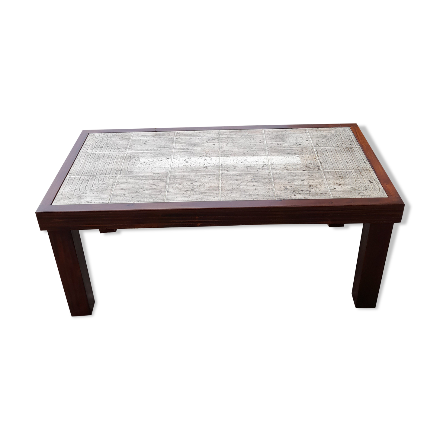 Ceramic coffee table, Jean D Asti 1960