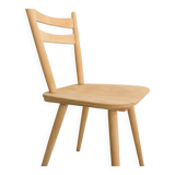 Set of 3 bistro chairs, entirely sandblasted