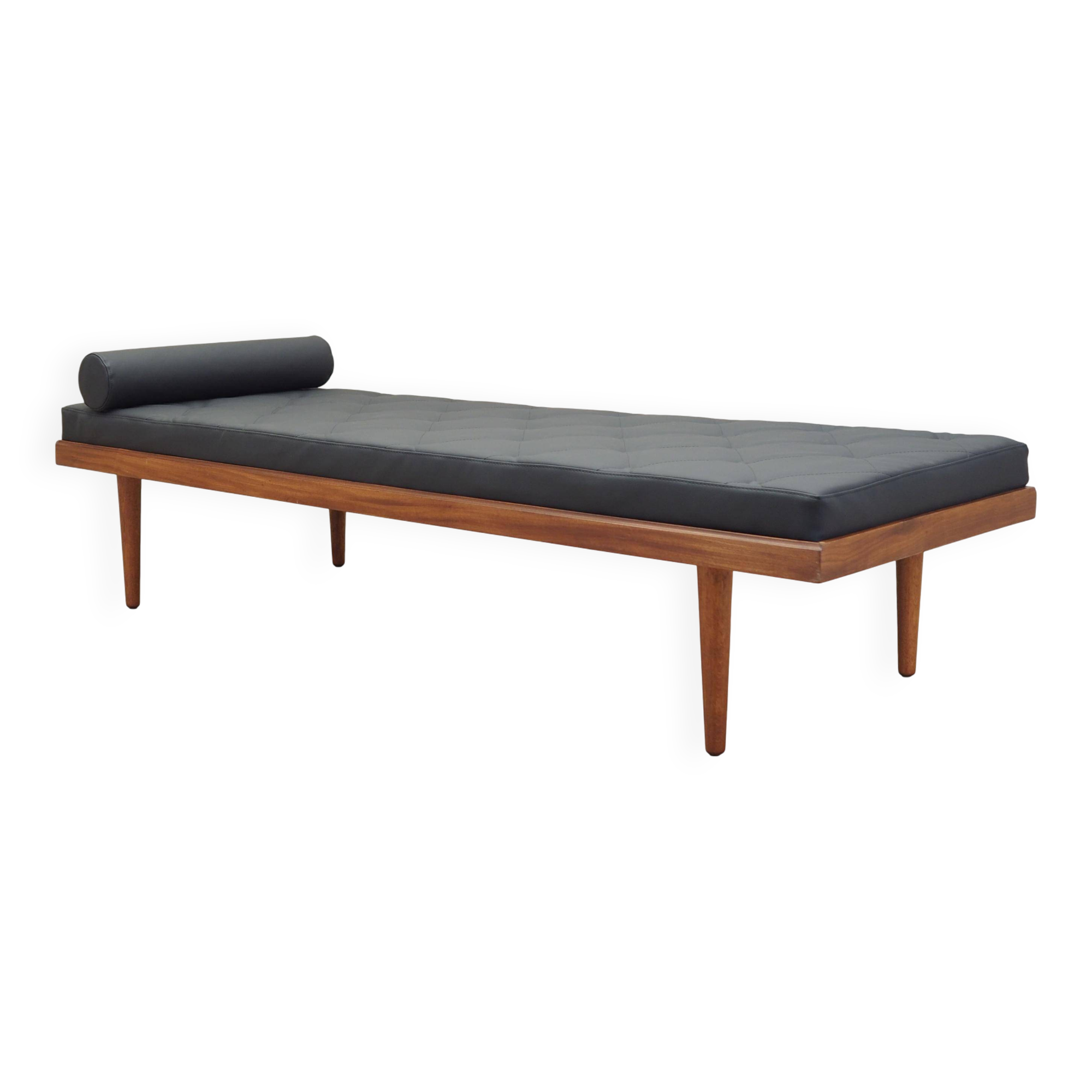 Méridienne en teck, design danois, années 1970, production : Danemark