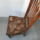 Chaise de nourrice esprit Arts and Crafts debut XXeme.