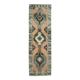 Vintage Turkish hand-knotted runner 112x358