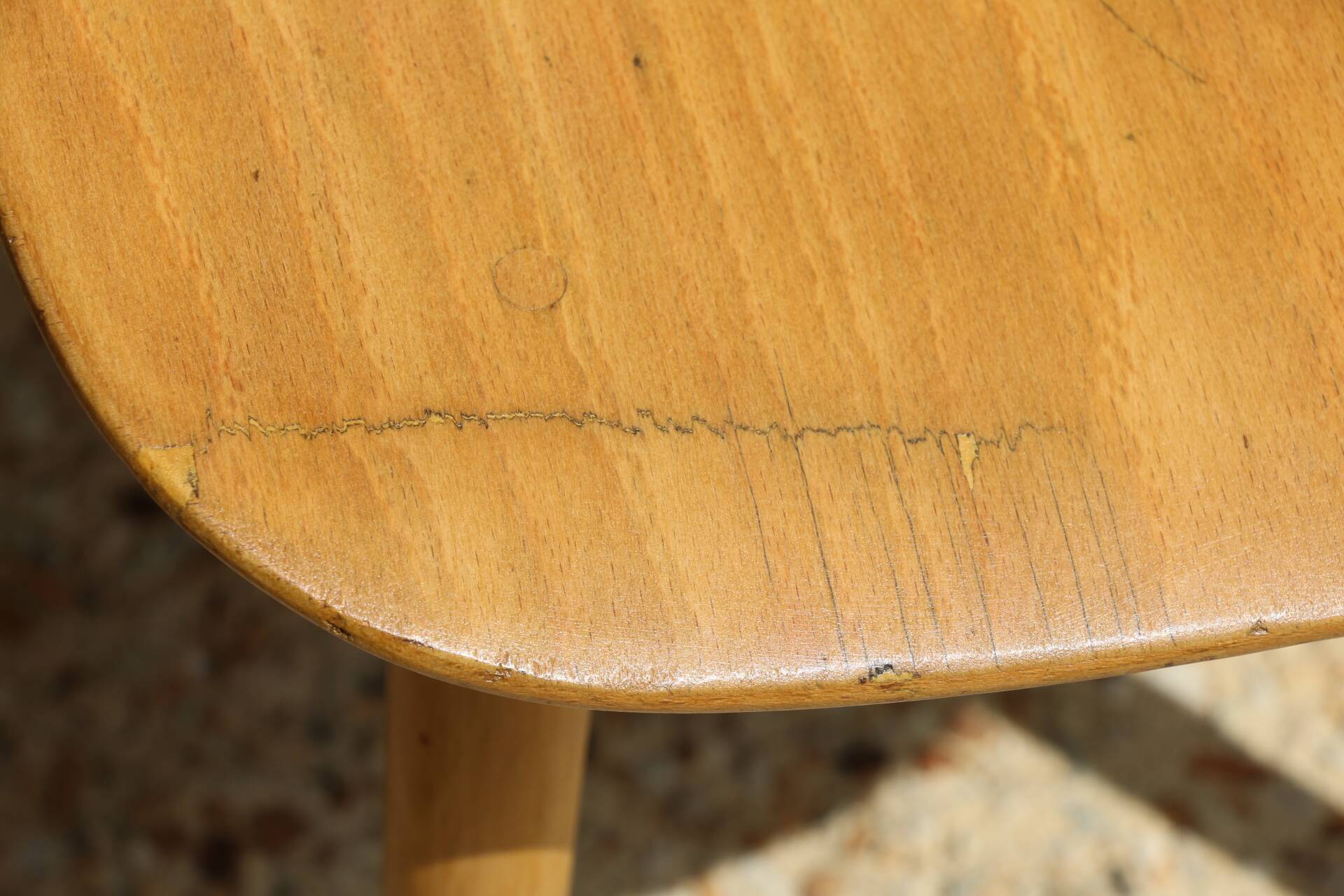 6 BAUMANN V2 chairs in light beech