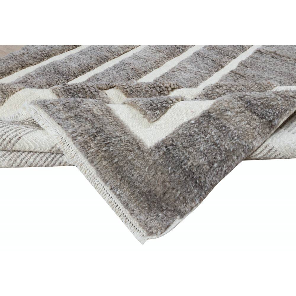 Modern Hand Knotted Tulu Rug. 100% Organic Wool. Made-to-Order, Customizable