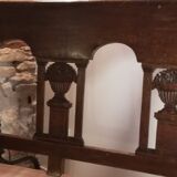 Banquette provençale rustique XXè à pailler