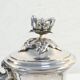 Theiere pourer in solid silver handle in ebene minerve martial fray 19th