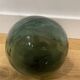 Floating fishing ball in glass