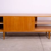 Buffet long de style scandinave double face entièrement restauré par Sedláček & Vyčítal, Tchécoslovaquie,