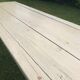 Table pliante en bois et fer