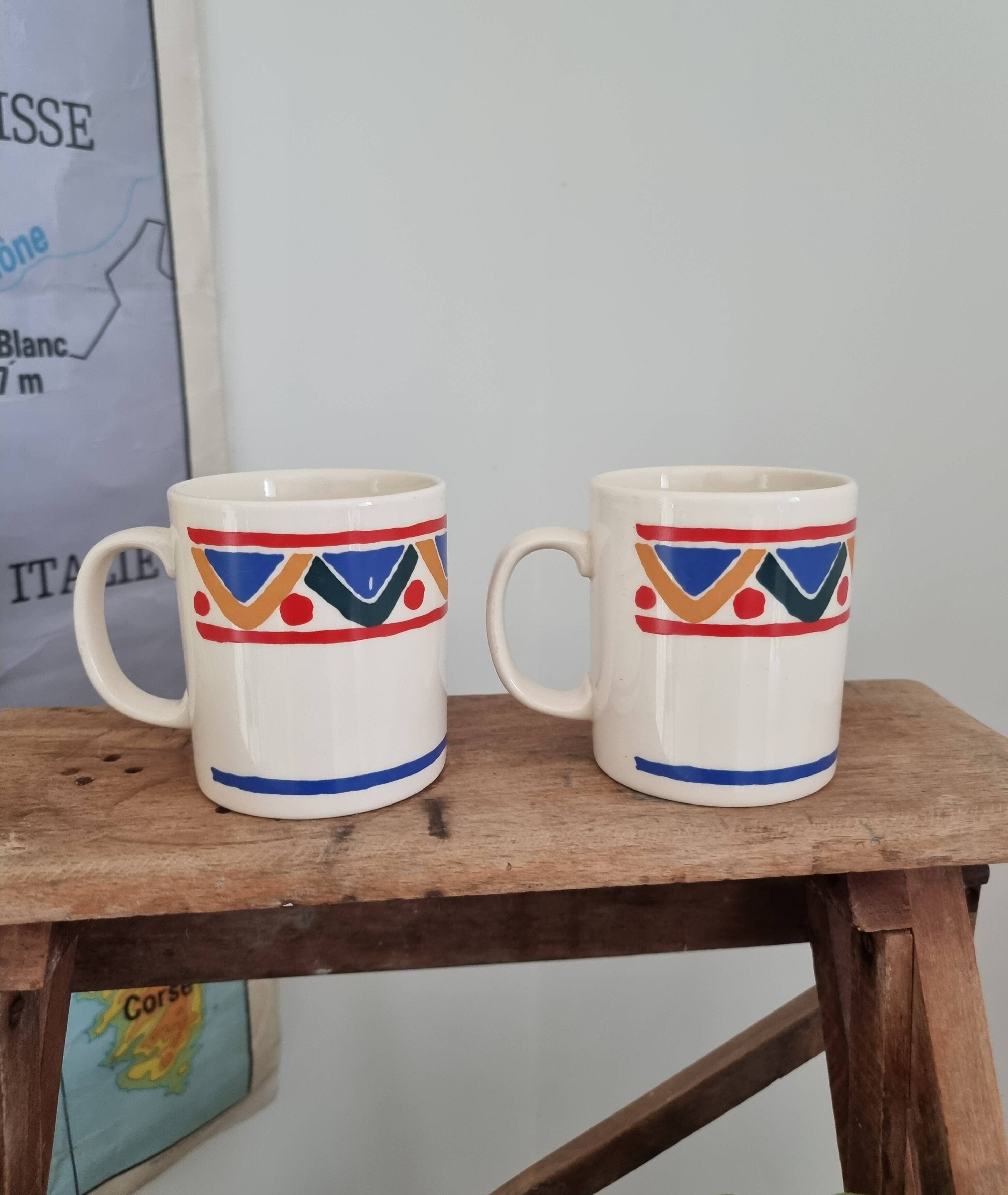 Duo de 2 tasses vintages Mobil