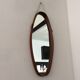 Scandinavian teak mirror from the 60s and 70s