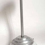 Art Deco Suspension Clichy Glass White Height 52 cm