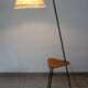 Tripod reading lamp in metal from the 50s/60s, France.