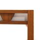 Scandinavian teak mirror, Sweden 1960, 72 x 38cm