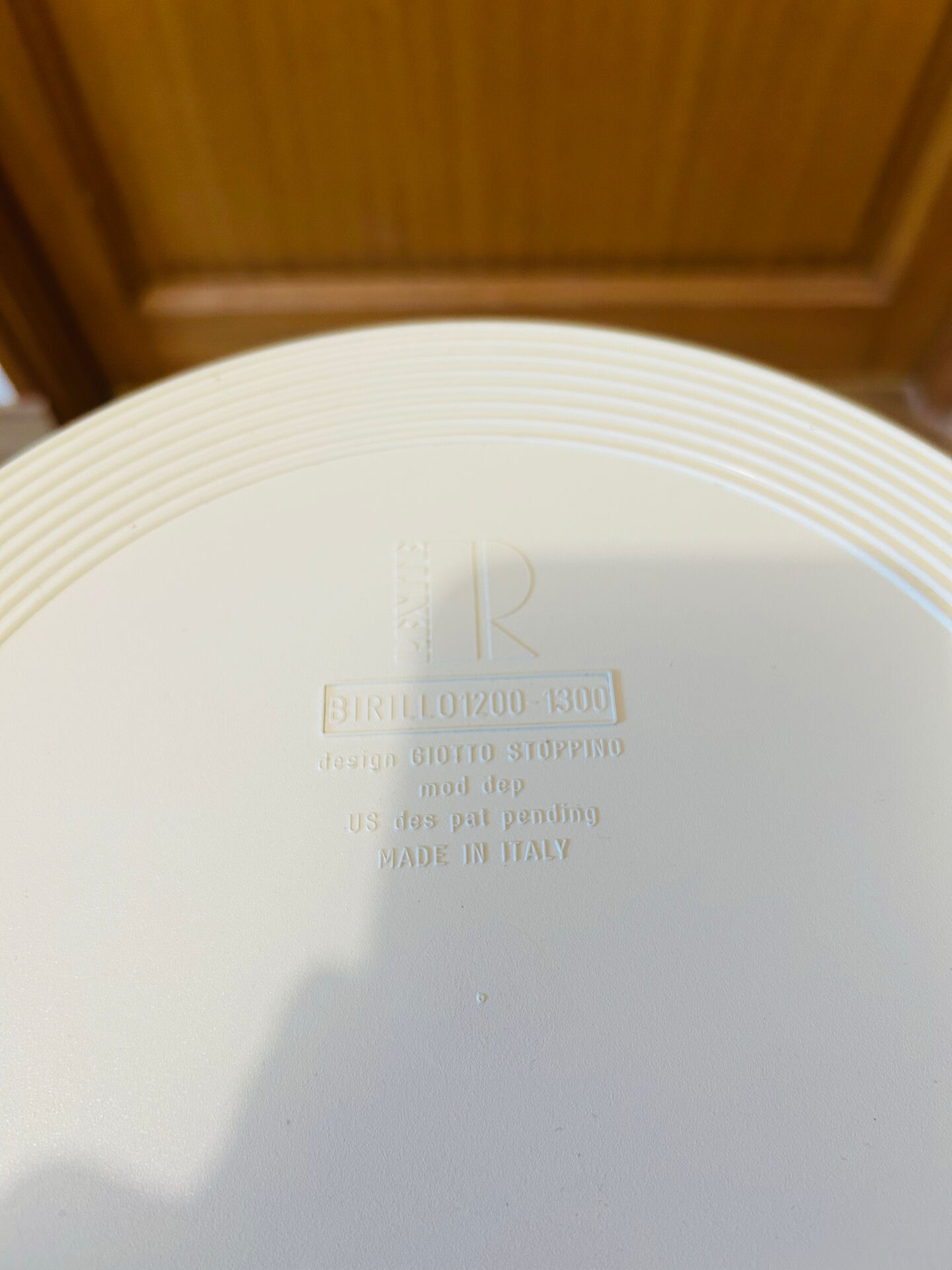 Ashtray, vintage bin Birillo by Giotto Stoppino for Rexite.
