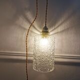 Soaked glass pendant lamp