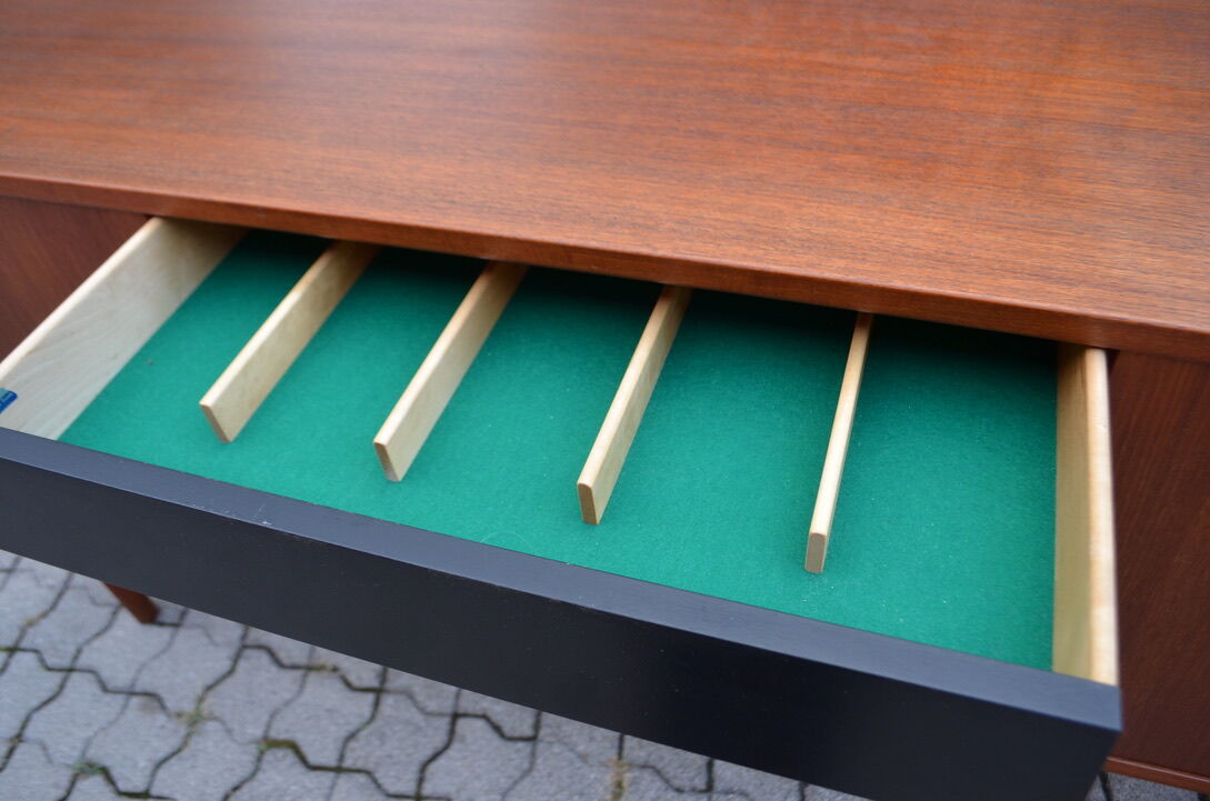 DAnish Modern Teak Model Trio Sideboard by Nils Jonsson for Hugo Troeds, 1960s