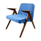 Blue Ocean Bunny Armchair by Józef Chierowski 1970s