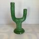 Bougeoirs cactus vert artisanal