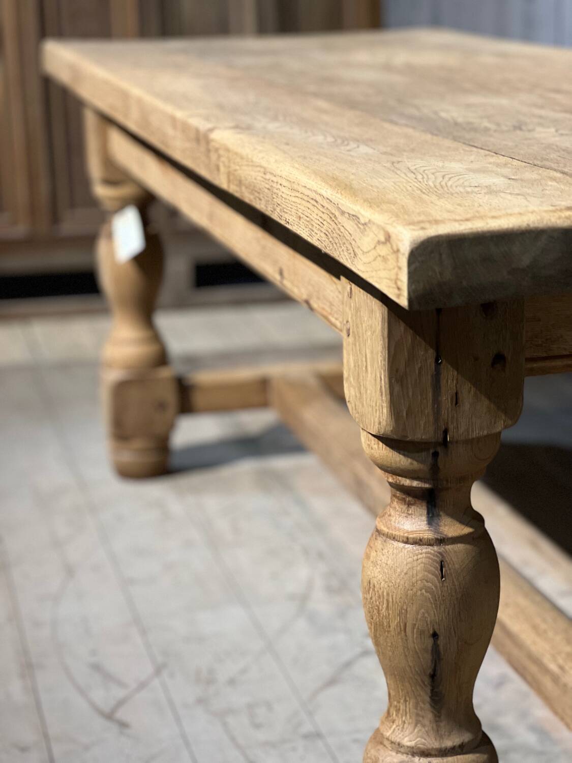 Faded Oak Farmhouse Table