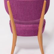 Mid-Century Purple Velvet Club Chair, Europe, 1960s