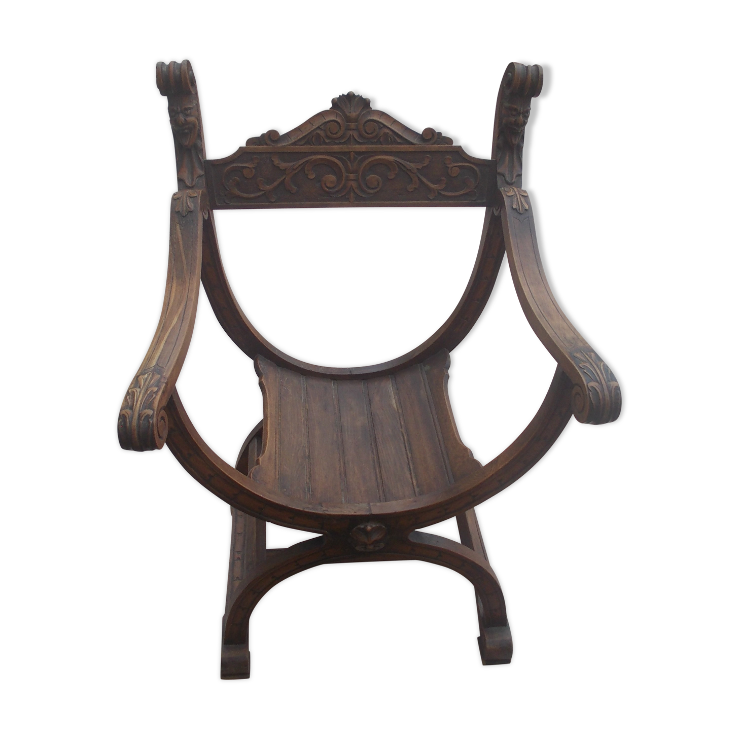 Dagobert curl chair neo renaissance late 19th century