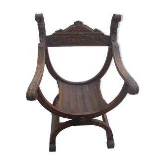 Dagobert curl chair neo renaissance late 19th century