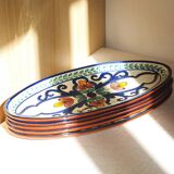 Plat de service ovale Azulejo