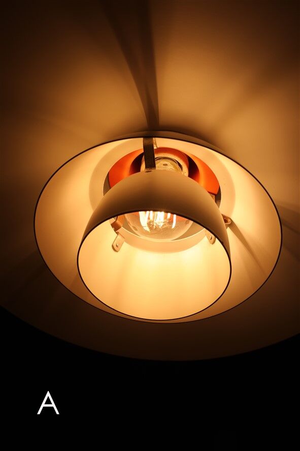 Louis Poulsen / Poul Henningsen “PH 4-3” pendant lamp / Mid-century Danish modern design / 1970s
